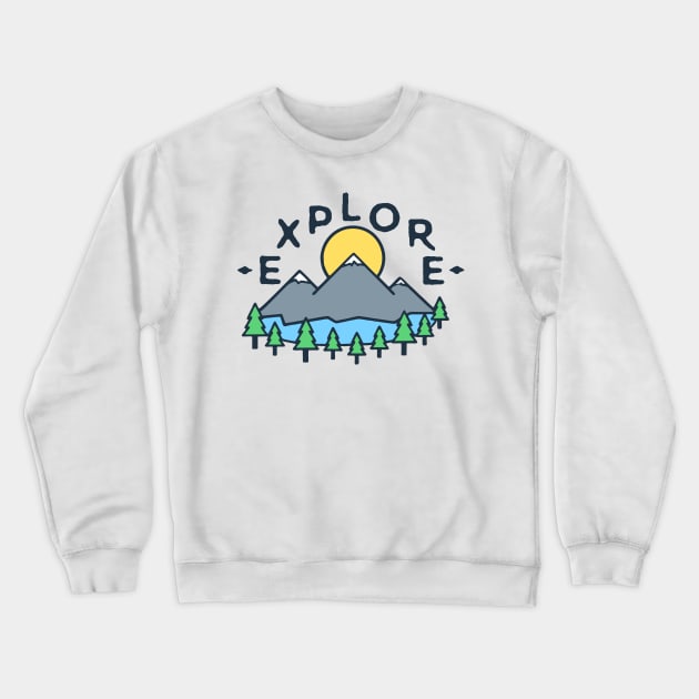 EXPLORE Crewneck Sweatshirt by Juan726